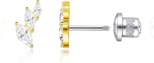 Detalle de Limerencia Boucles d'oreilles en titane médical hypoallergéniques