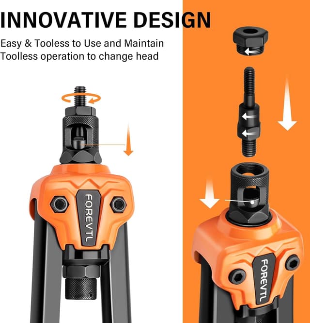 Detalle de FOREVTL Nietmutternzange Set M5-M12