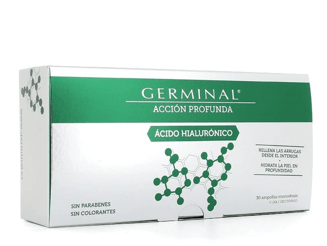 Detalle de Germinal Acción Profunda Ácido Hialurónico 30 ampollas 💊