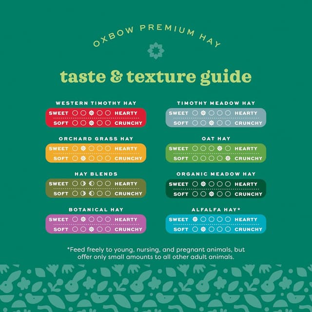 Detalle 2 de Oxbow Animal Health Foin Alphalpha 1130 g : foin d’alfa en fibre pour jeunes, gestantes et lactantes