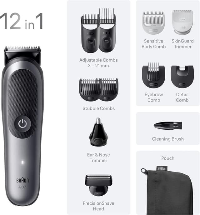 Thumbnail 5 de Braun Series 7 AIO7545 120 min grooming kit