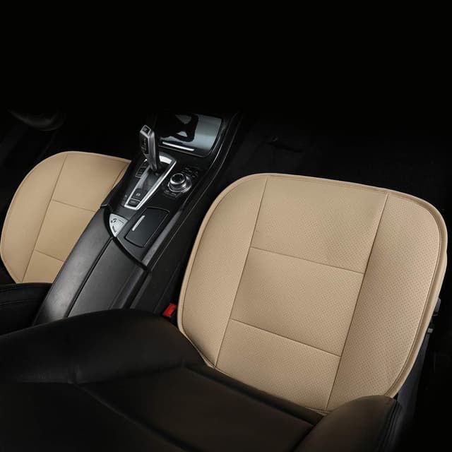 Thumbnail 3 de LUOLLOVE Fundas Coche Asientos Universales 2 Piezas Beige