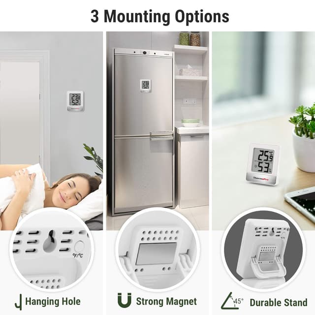 Thumbnail 4 de ThermoPro TP49-2 Digital Room Thermometer 1 Hygrometer 🌡