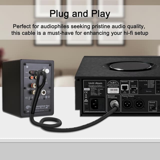 Thumbnail 5 de Tertullus Naim 5‑pin DIN to 2×RCA stereo cable 1m