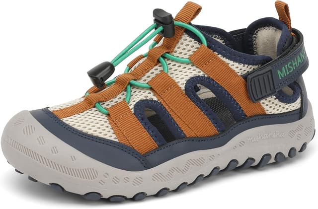 Detalle de Mishansha geschlossene Jungen-Sandalen für Kinder (Gr. 24–38) – atmungsaktiv & rutschfest zum Wandern