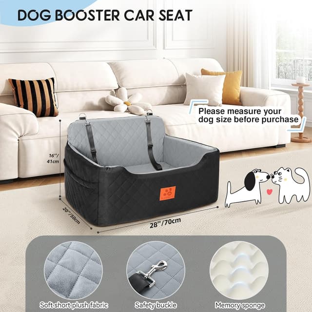 Thumbnail 2 de Dog Car Seat Booster for Dogs 50 lbs