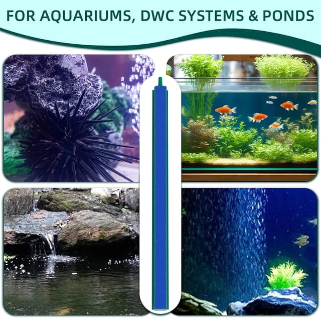 Thumbnail 5 de Uotyle 2pcs Blue Mineral Air Bubbler for Aquarium 🐟