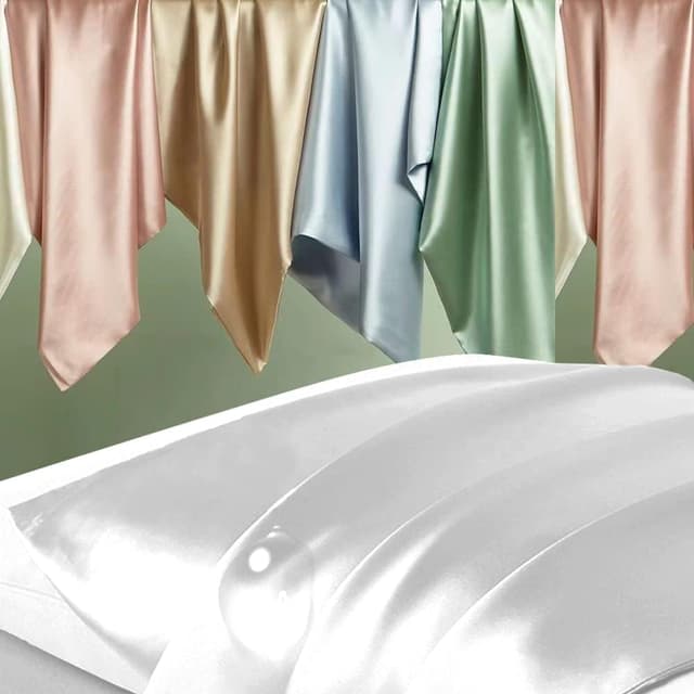 Detalle 2 de Silk Pillowcases 2 Pack for Beauty Sleep