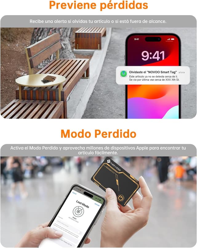 Thumbnail 4 de NOVOO Air Tag Card Tracker Bluetooth