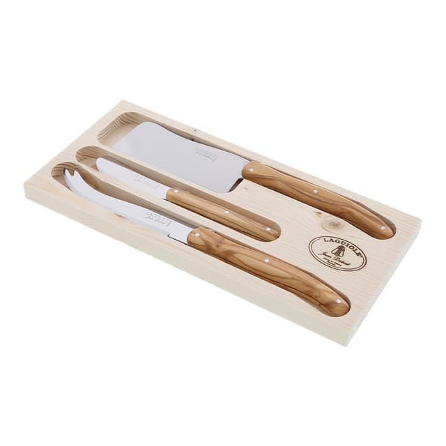 Imagen de Laguiole Set de 3 cuchillos para el queso Lyon Jean Dubost Laguiole 🗡 en OfertitasTOP