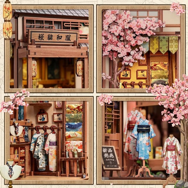 Detalle 2 de Cutefun Book Nook Japan Japanese book nook