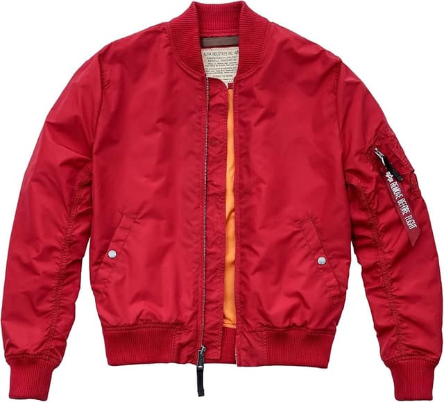 Detalle 2 de Alpha Industries MA-1 TT Chaqueta Bomber Negro L