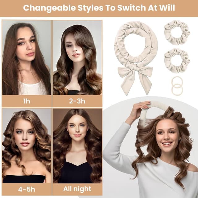 Thumbnail 6 de BUTBU Bigodino per boccoli senza calore 160 cm