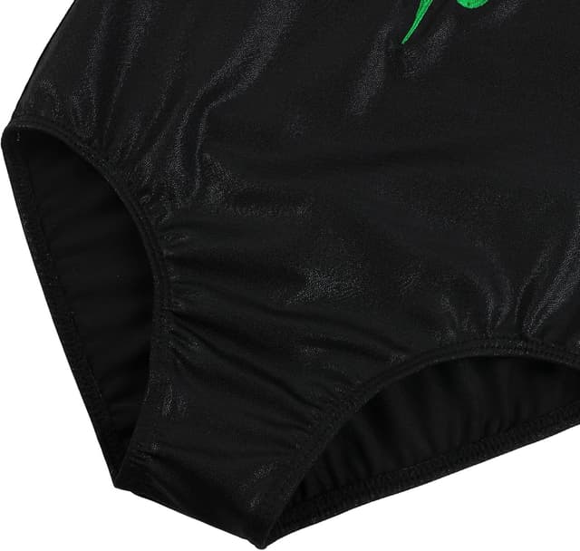 Thumbnail 6 de ZNYUNE Kinder klassischer Turnanzug mit Glanz – Gymnastiktrikot ärmellos oder Langarm für Mädchen