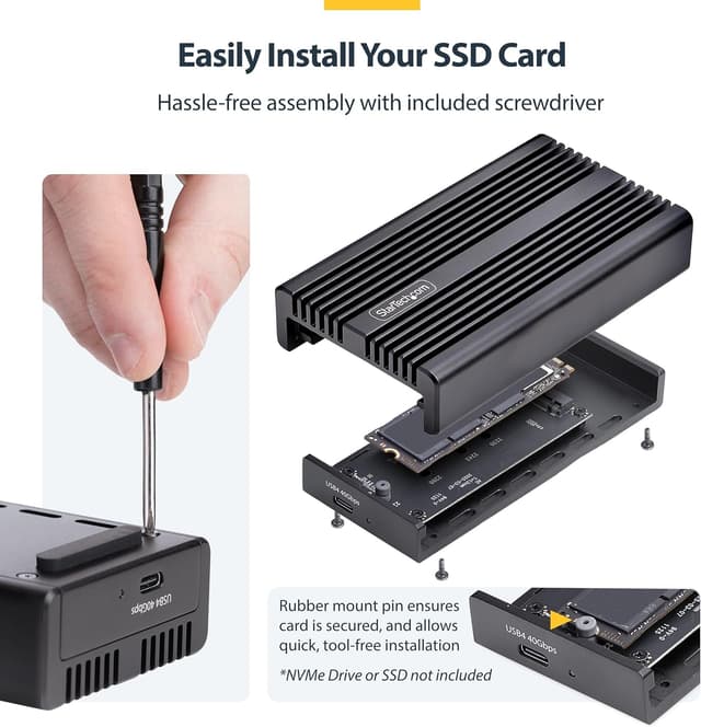 Thumbnail 6 de StarTech Boîtier SSD NVMe USB4 40 Gbps