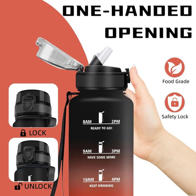 Thumbnail 1 de Mujigaga Borraccia 1,5 litri con cannuccia