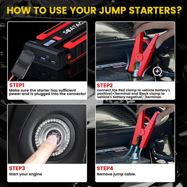 Thumbnail 6 de Jump Starter with Air Compressor 6000A