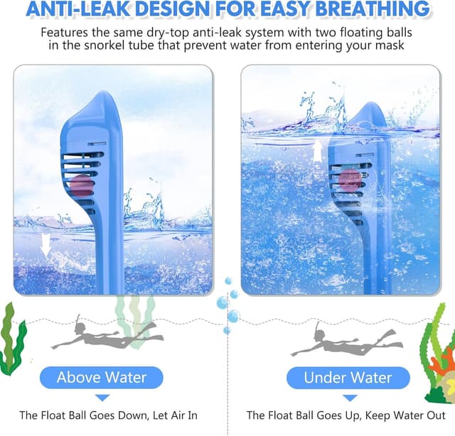 Detalle de Kids Full Face Snorkel Mask 2-14