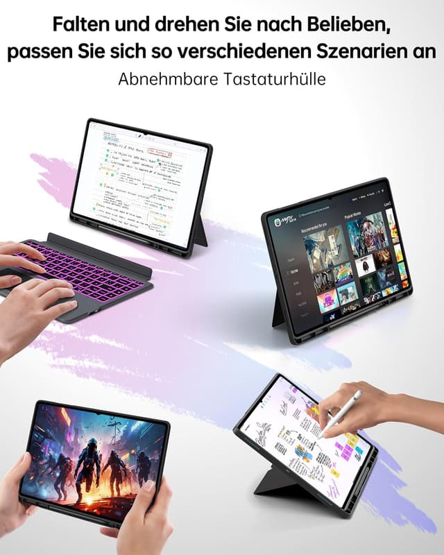 Detalle 2 de Tastaturhülle für Samsung Galaxy Tab 14,6 Zoll