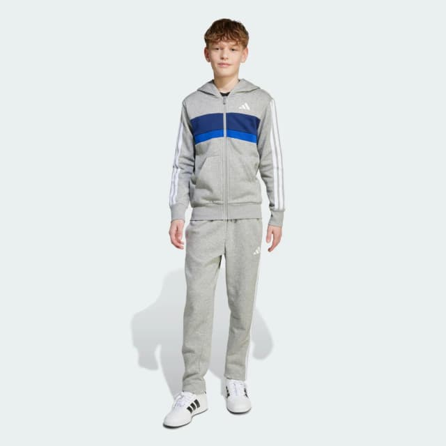 Thumbnail 2 de Adidas Tiberio Fleece 3 bandas en Gris