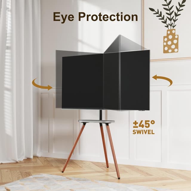 Detalle 2 de ECOTINY Tripod Easel TV Stand 65in