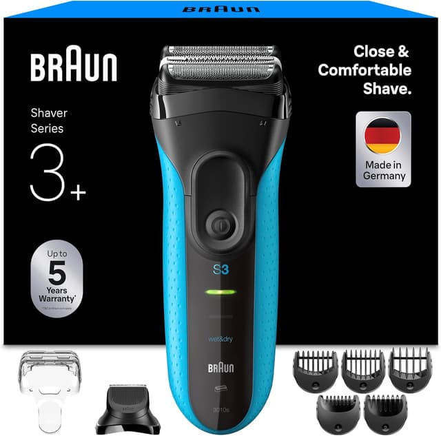 Detalle de Braun Series 3+ 3010BT electric shaver