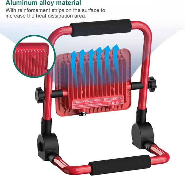 Thumbnail 3 de HYCHIKA Faretto da cantiere 30W LED 3500 lm, 6500K 🌤