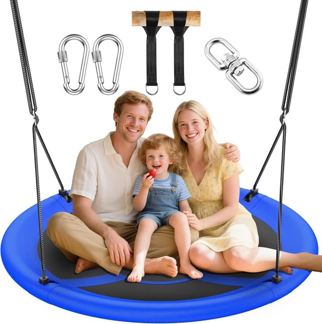 Detalle de Everyfun 43" Saucer Tree Swing 700 lbs capacity 🛝