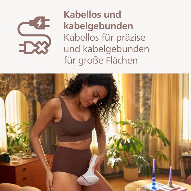 Thumbnail 6 de Philips Lumea IPL 9900 Series (BRI950/02) mit SenseIQ & SkinAI – Alternative zur Laserhaarentfernung, 2 Aufsätze für Körper & Gesicht