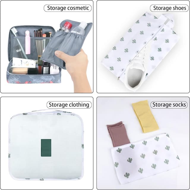 Detalle de Coolzon Organizer Valigie Viaggio 8 Pezzi