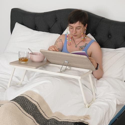 Detalle 2 de MEUBLE COSY Mesa de cama regulable 65×30×27,5 cm