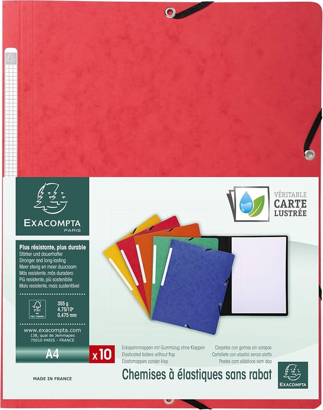 Thumbnail 6 de Exacompta 55412E 10 carpetas azul