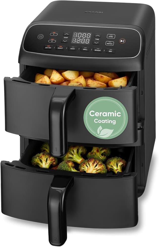 Detalle de Cosori Air Fryer Turbo Tower Compact 8.6L