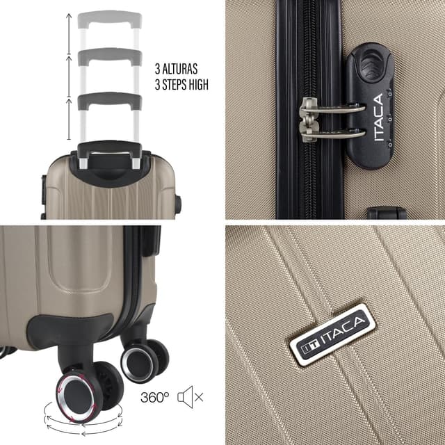 Thumbnail 4 de ITACA Maleta de Cabina Rígida 55x40x20 ✈️ Ligera y Compacta