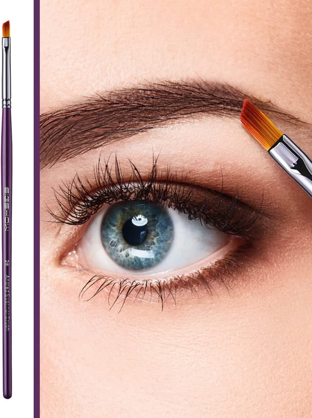 Detalle 2 de EIGSHOW set di 4 pennelli per eyeliner (angolato, stretto, ultra-fine e definire) viola