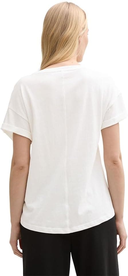 Detalle 2 de Tom Tailor 1047069 T-Shirt da donna a maniche corte (confezione da 1)