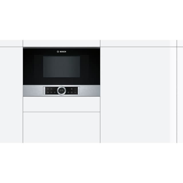 Detalle de Bosch BFL634GS1 Microondas 21 L 900W Negro/Inox