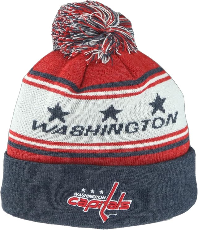 Detalle 2 de ZHATS NHL Unisex Beanie with Pom (Finish Line) – Officially Licensed Knit Hat