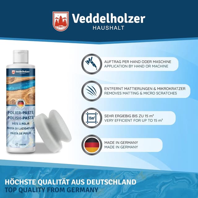 Detalle 1 de Veddelholzer Profi Polierpaste 200 ml