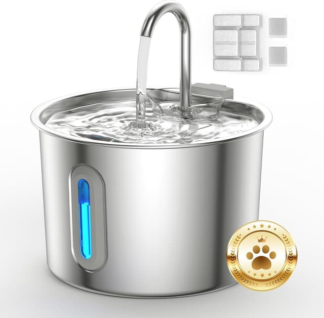 Detalle de Cat Water Fountain 304 Stainless 2.2L
