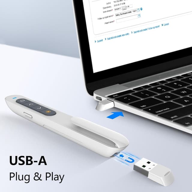 Thumbnail 3 de Norwii N27 wireless presentation clicker (USB-A, 2.4GHz) for PowerPoint and more