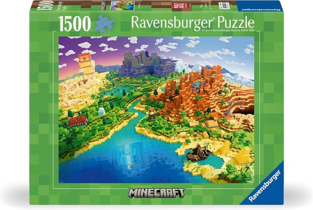 Thumbnail 5 de Ravensburger Puzzle Minecraft Mobs 1000 pezzi 70x50 cm 🧩