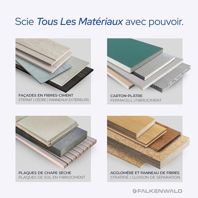 Thumbnail 1 de FALKENWALD Lame de scie fibrociment 165 mm ⚙
