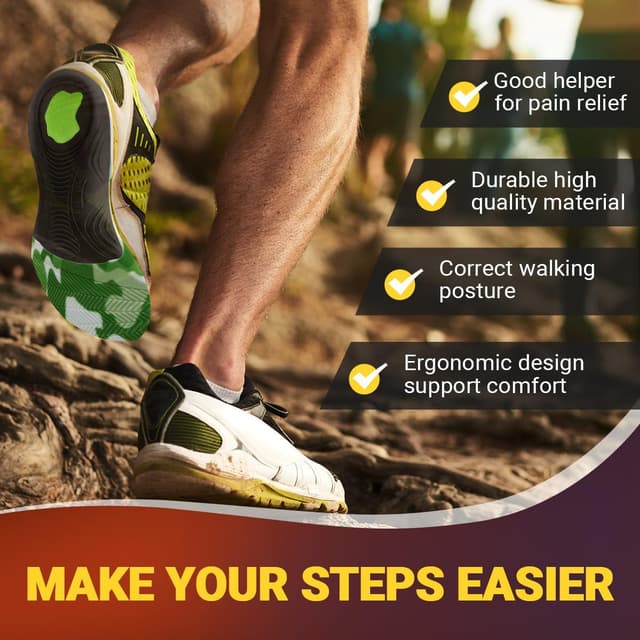 Detalle 2 de PCSsole plantillas fascitis plantar alivio y soporte