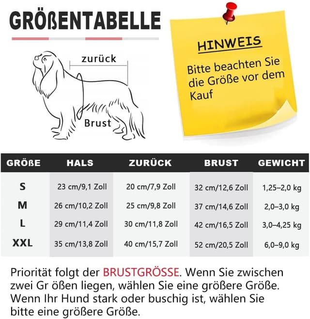 Thumbnail 4 de Voarge Haustier-Wintermantel M grau