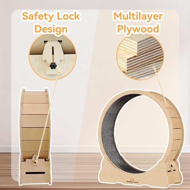 Detalle de homegroove Cat Exercise Wheel 43 inch