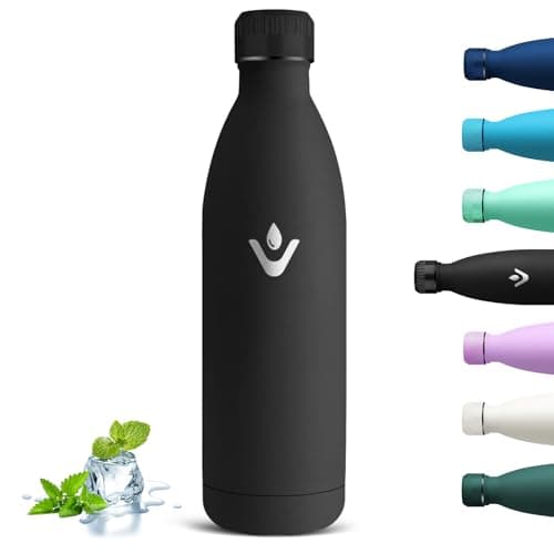 Detalle de Grsta Botella térmica 1 L, mantiene 24 h fría 🚰