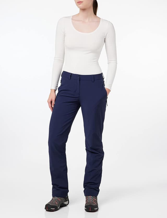 Detalle de Schöffel Damen Engadin1 Warm Hose – Softshell-Wanderhose für kalte Tage (Trekkinghose, Modell 13308)