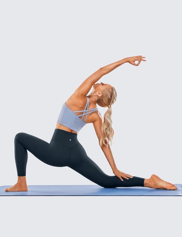 Detalle de CRZ YOGA Donne Brushed Naked Feeling: collant leggings 7/8 da allenamento