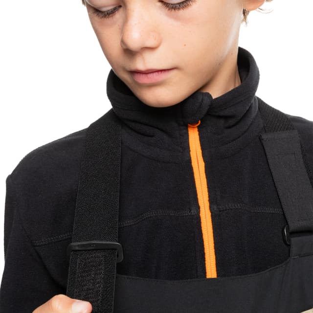Detalle de Quiksilver Mash Up: pantalón de esquí de niños con peto para nieve (8 a 16 años)